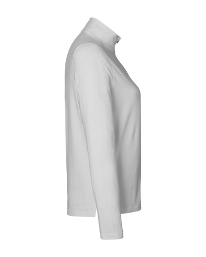 Devon & Jones Women's Raleigh Stretch Quarter-Zip Pullover DG425W #color_Grey