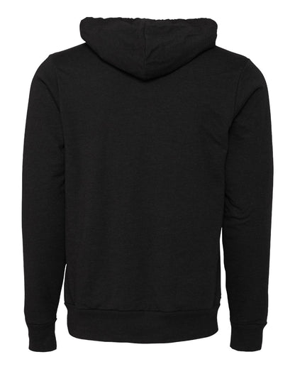 BELLA + CANVAS Sponge Fleece Hoodie 3719 #color_Black Heather