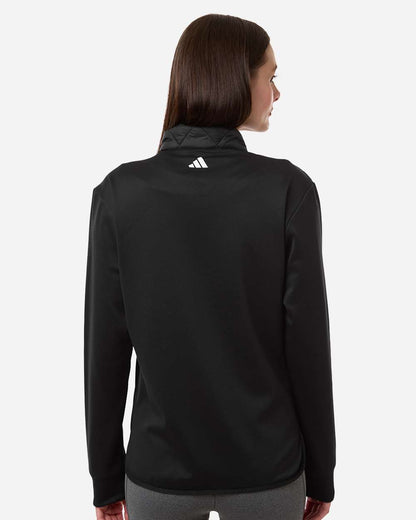 Adidas Women's Ultimate Quilted Full-Zip Jacket A1009 #colormdl_Black