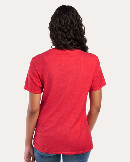 JERZEES Premium Blend Ring-Spun T-Shirt 560MR #colormdl_Fiery Red Heather