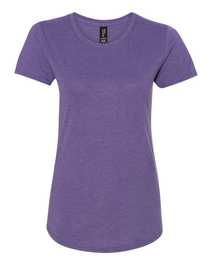 Gildan Softstyle® Women’s Triblend T-Shirt 6750L #color_Heather Purple