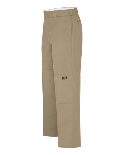 Dickies Men's Odd Sizes Double Knee Work Pants 8528ODD #color_Khaki - 30I