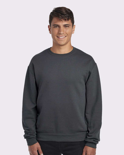 JERZEES Unisex NuBlend® Crewneck Sweatshirt 562MR #colormdl_Charcoal Grey