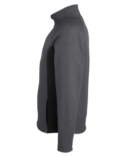 Spyder Men's Constant Full-Zip Sweater Fleece Jacket 187330 #color_Polar/ Black
