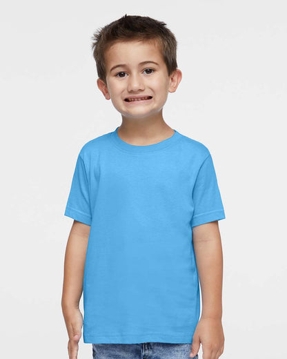 Rabbit Skins Toddler Fine Jersey Tee 3321 #colormdl_Aqua