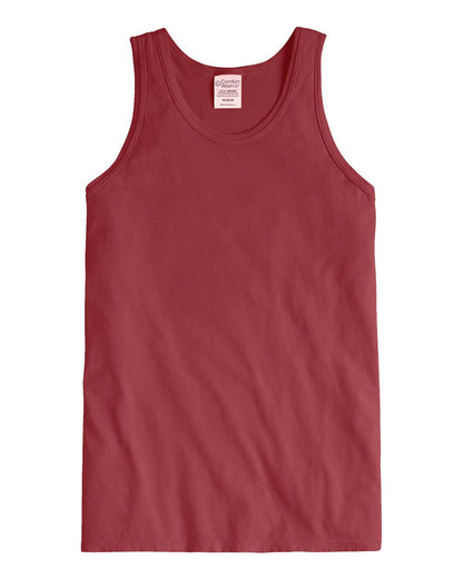 ComfortWash by Hanes Garment-Dyed Unisex Tank Top GDH300 #color_Cayenne