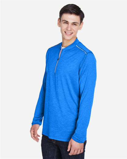 CORE365 Men's Kinetic Performance Quarter-Zip Pullover CE401 #colormdl_True Royal/ Carbon