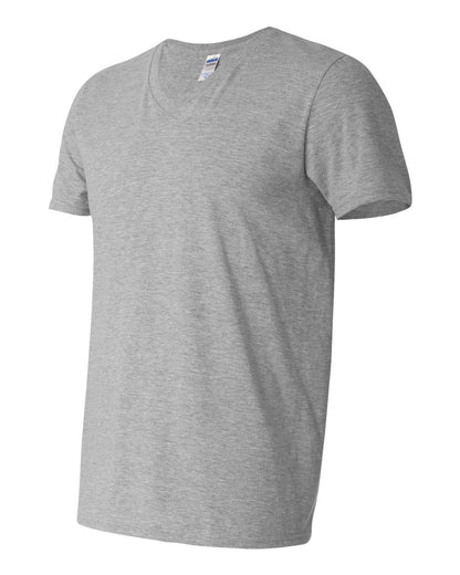 Gildan Softstyle® V-Neck T-Shirt 64V00 #color_Sport Grey