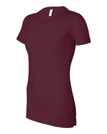 BELLA + CANVAS Women's Slim Fit Tee 6004 #color_Maroon