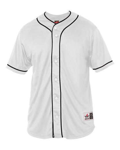 Alleson Athletic Youth Diamond Jersey 52MBBJY #color_White/ Black