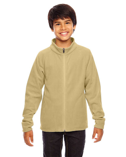 Team 365 Youth Campus Microfleece Jacket TT90Y #colormdl_Sport Vegas Gold