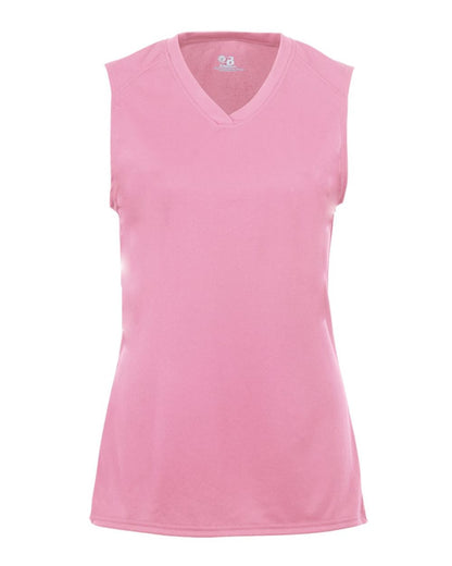 Badger Girls' B-Core Sleeveless T-Shirt 2163 #color_Pink