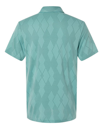 Adidas Men's Ultimate365 Textured Polo A2008 #color_Mint Tone