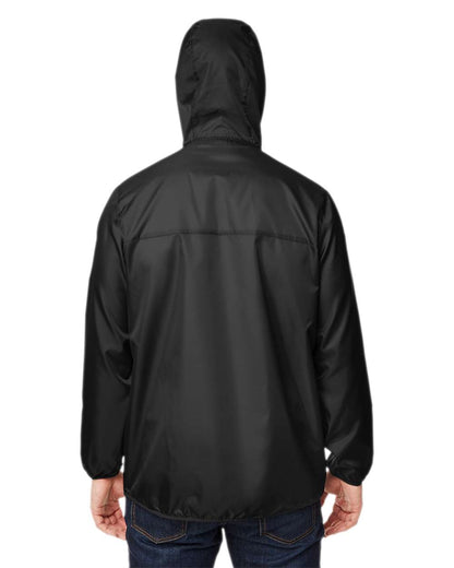 Team 365 Unisex Zone Protect Packable Anorak Jacket TT77 #colormdl_Black