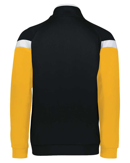 Holloway Youth Limitless Full-Zip Jacket 229679 #color_Black/ White/ Gold