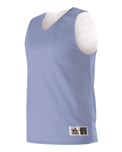 Alleson Athletic Reversible Mesh Tank 560R #color_Columbia Blue/ White