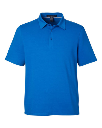 Devon & Jones Men's Raleigh Stretch Polo DG120 #color_French Blue