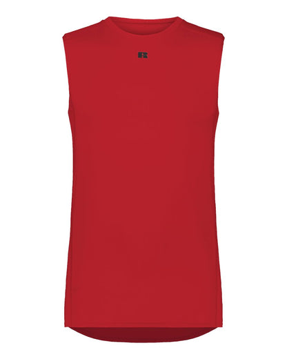 Russell Athletic Unisex CoolCore® Compression Tank Top R22CPM #color_True Red