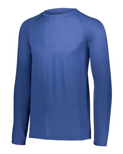 Augusta Sportswear Youth Attain Wicking Long Sleeve Shirt 2796 #color_Royal