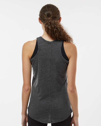 J. America Women’s Zen Jersey Tank Top 8117 #colormdl_Dark Smoke