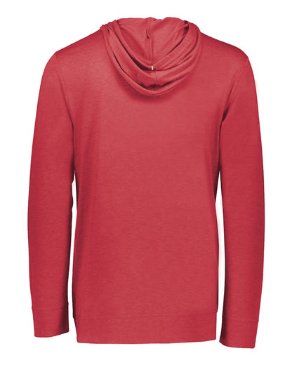 Holloway Men's Repreve® Eco Hooded Sweatshirt 222577 #color_Scarlet Heather