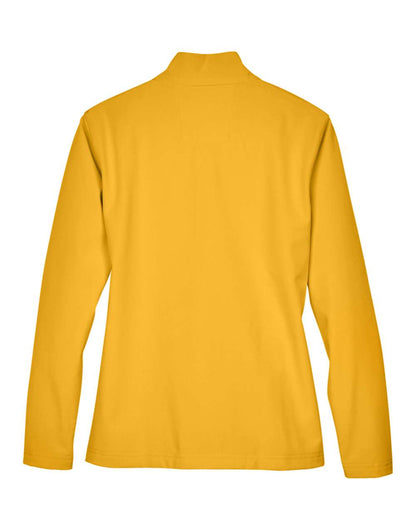 Team 365 Women's Leader Soft Shell Jacket TT80W #color_Sport Athletic Gold