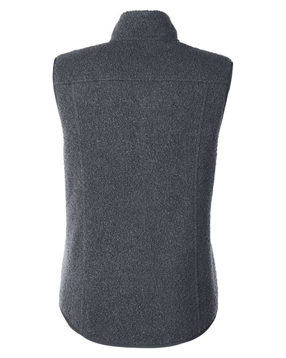 North End Women's Aura Sweater Fleece Vest NE714W #color_Carbon/ Carbon