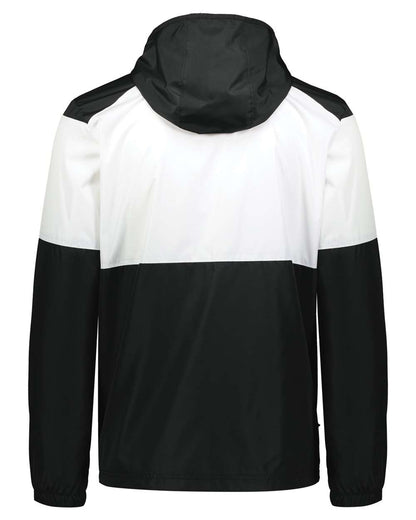 Holloway Men's SeriesX Hooded Jacket 229528 #color_Black/ White
