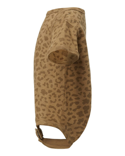Rabbit Skins Infant Fine Jersey Bodysuit 4424 #color_Brown Leopard