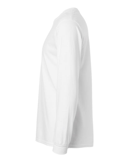 Gildan Unisex Ultra Cotton® Long Sleeve T-Shirt 2400 #color_White