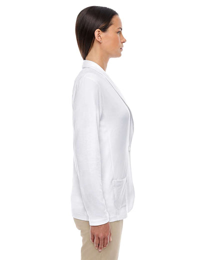 Devon & Jones Women's Perfect Fit™ Shawl Collar Cardigan DP462W #colormdl_White