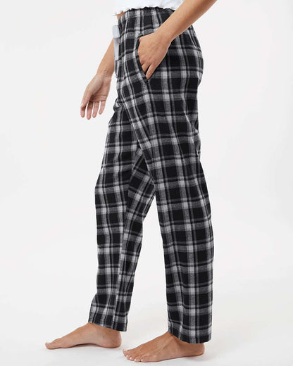 Boxercraft Women's Haley Flannel Pants BW6620 #colormdl_Heritage Black Plaid