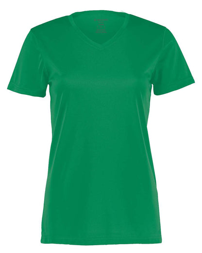 Holloway Women's Momentum V-Neck T-Shirt 222820 #color_Kelly