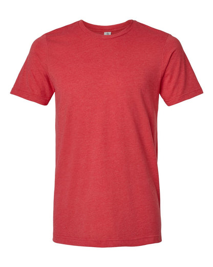 Tultex Combed CVC T-Shirt 602CVC #color_Heather Red