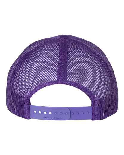 Richardson Snapback Trucker Cap 112 #color_Purple
