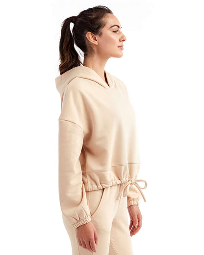 TriDri Women's Cropped Maria Hooded Sweatshirt TD085 #colormdl_Nude