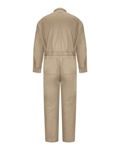 Bulwark Men's Tall Premium Coverall - Nomex® IIIA - 4.5 oz. CNB2T #color_Tan