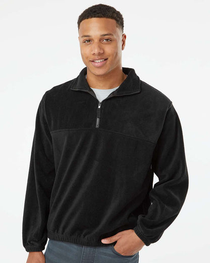 Burnside Polar Fleece Quarter-Zip Pullover 3052 #colormdl_Black