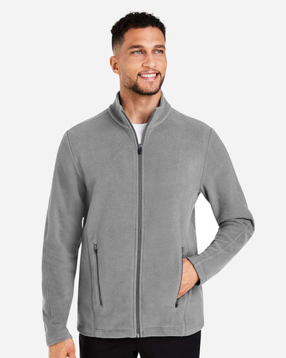 Devon & Jones Men's CrownLux Performance® Fleece Full-Zip Jacket DG730 #colormdl_Graphite