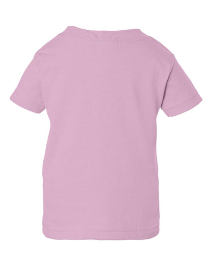 Rabbit Skins Infant Cotton Jersey Tee 3401 #color_Pink