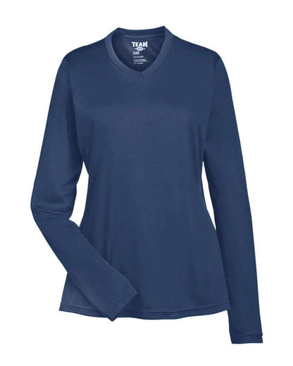 Team 365 Women's Zone Performance Long Sleeve T-Shirt TT11WL #color_Sport Dark Navy