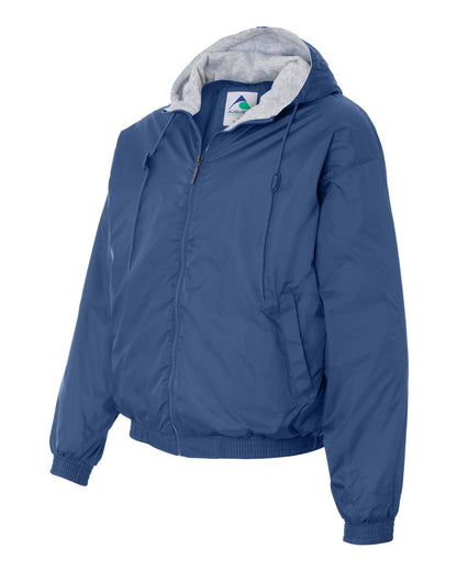 Augusta Sportswear Fleece Lined Hooded Jacket 3280 #color_Royal