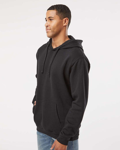 LAT Unisex Elevated Fleece Hoodie Sweatshirt 6926 #colormdl_Black