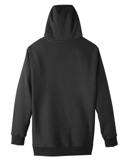 Team 365 Unisex Zone HydroSport™ Heavyweight Hooded Sweatshirt TT96 #color_Black