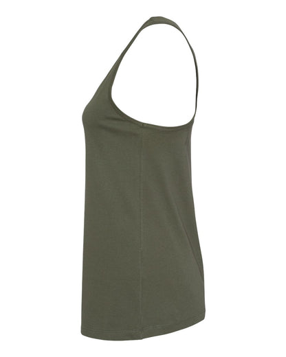 BELLA + CANVAS Women's Jersey Racerback Tank 6008 #color_Military Green