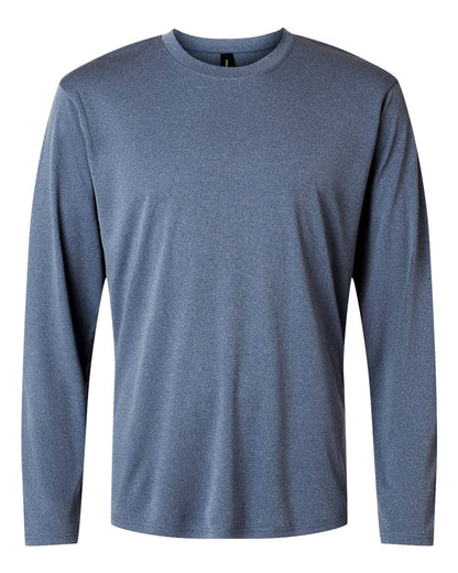 AllPro Unisex Pro-Lock Performance Long Sleeve T-Shirt 48400 #color_Heather Navy
