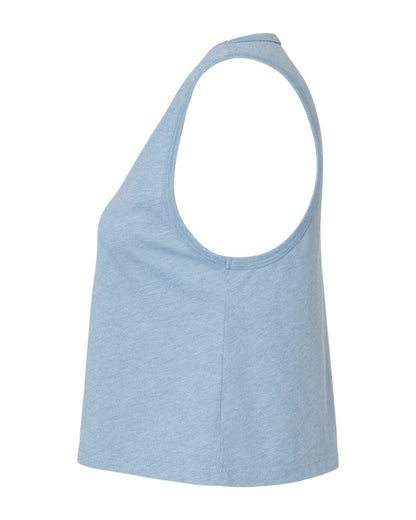 Next Level Women's Festival Crop Tank 5083 #color_Stonewash Denim