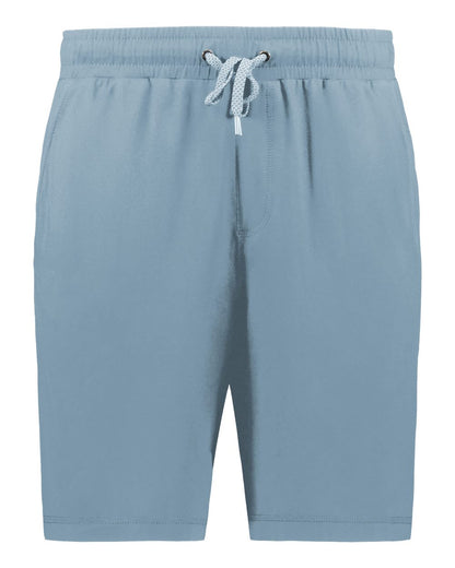 Holloway Youth Eco Revive™ Ventura Soft Knit Shorts 223604 #color_Storm
