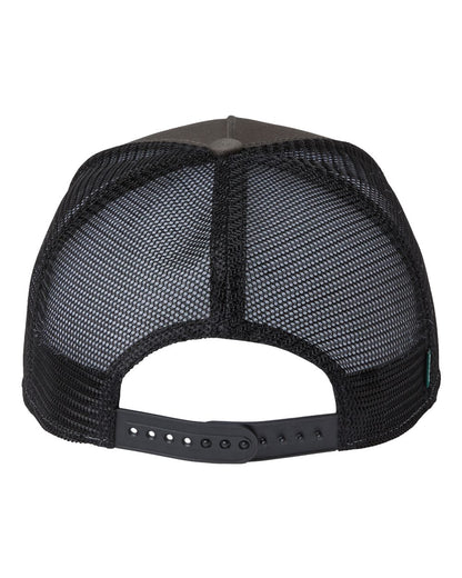 LEGACY Five-Panel Trucker Cap ROADIE #color_Charcoal Slub/ Black