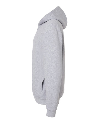 American Apparel Unisex ReFlex Fleece Full-Zip Hoodie Sweatshirt RF497 #color_Heather Grey